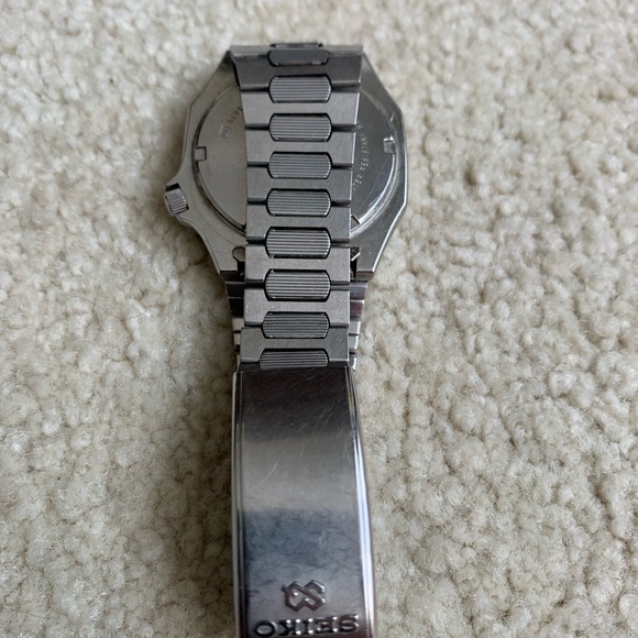 Rare Seiko vintage sports 100 royal oak style quartz men’s watch - Picture 3 of 9